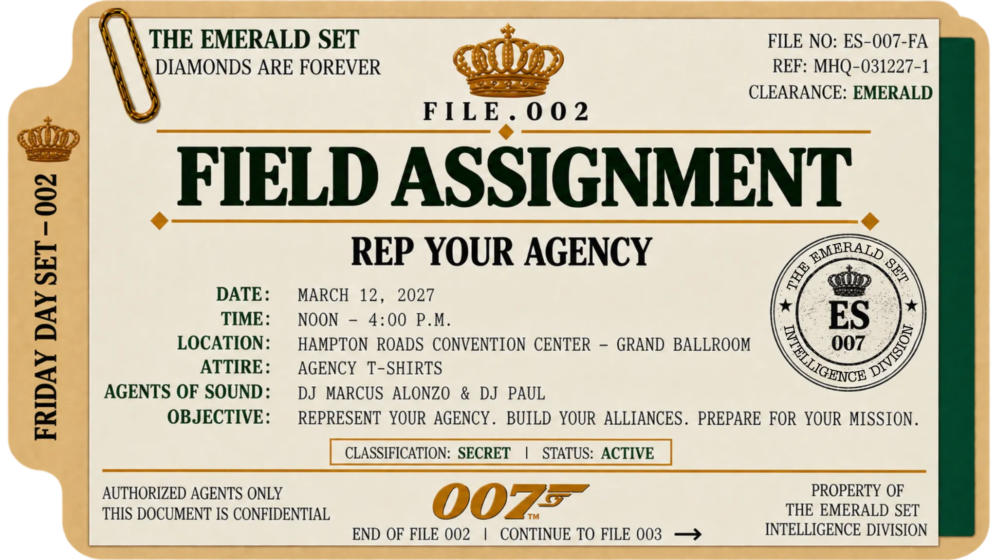 Full-size File 002 Field Assignment dossier